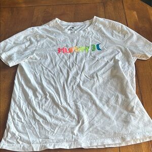 Hurley White Graphic T-Shirt